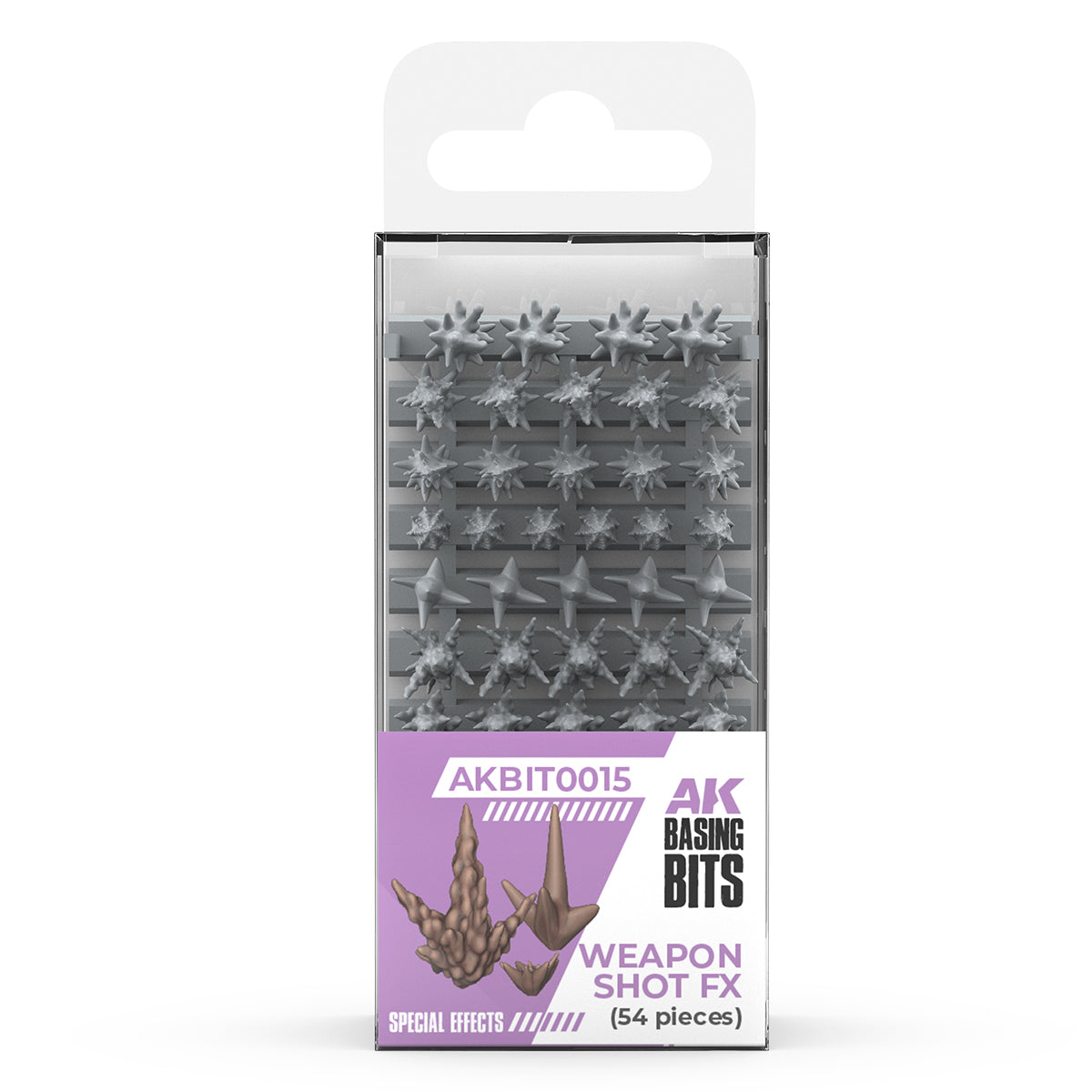 AK: Basing Bits - Weapons Shot Fx (54 Pieces)