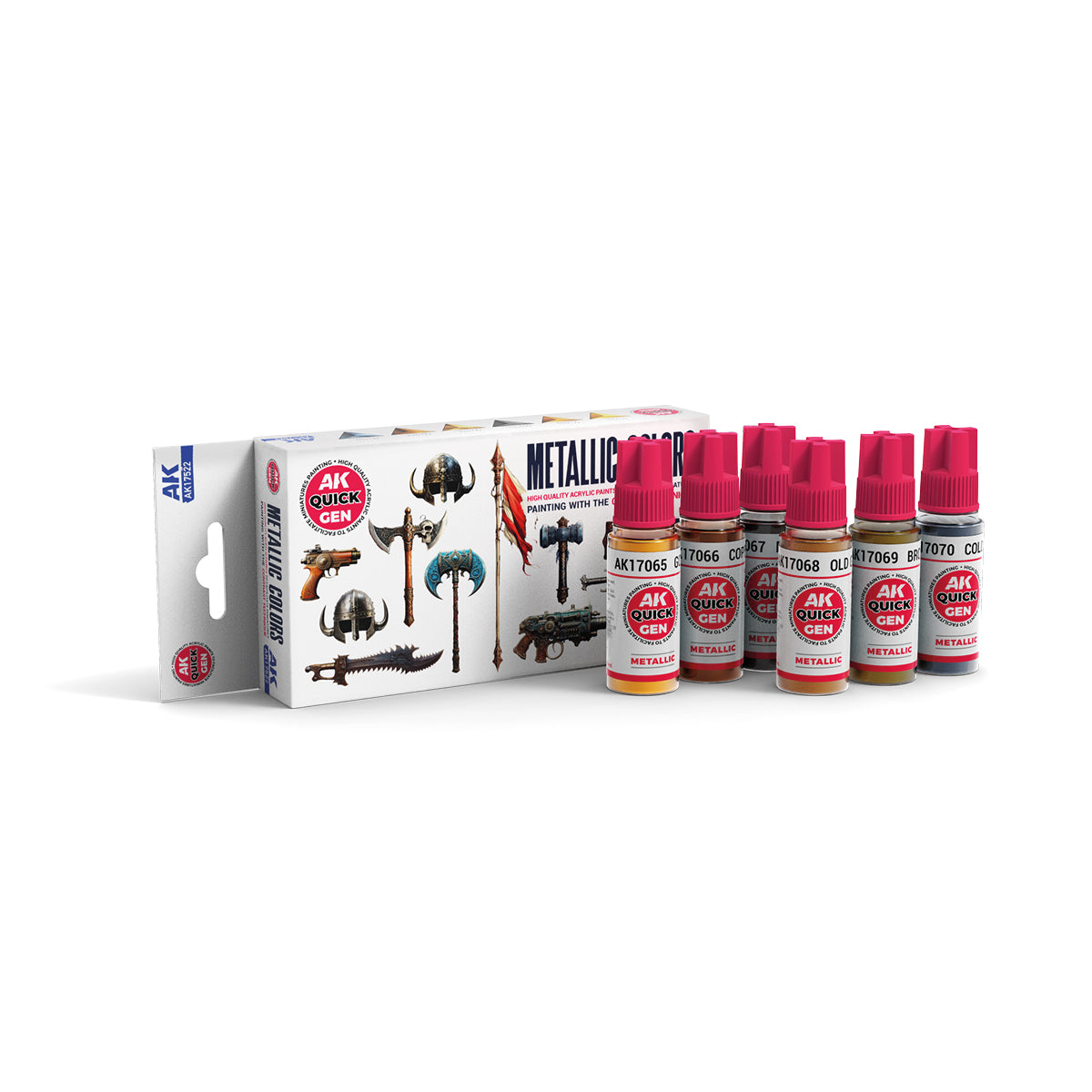 AK Interactive: Quick Gen Paints - Metallics