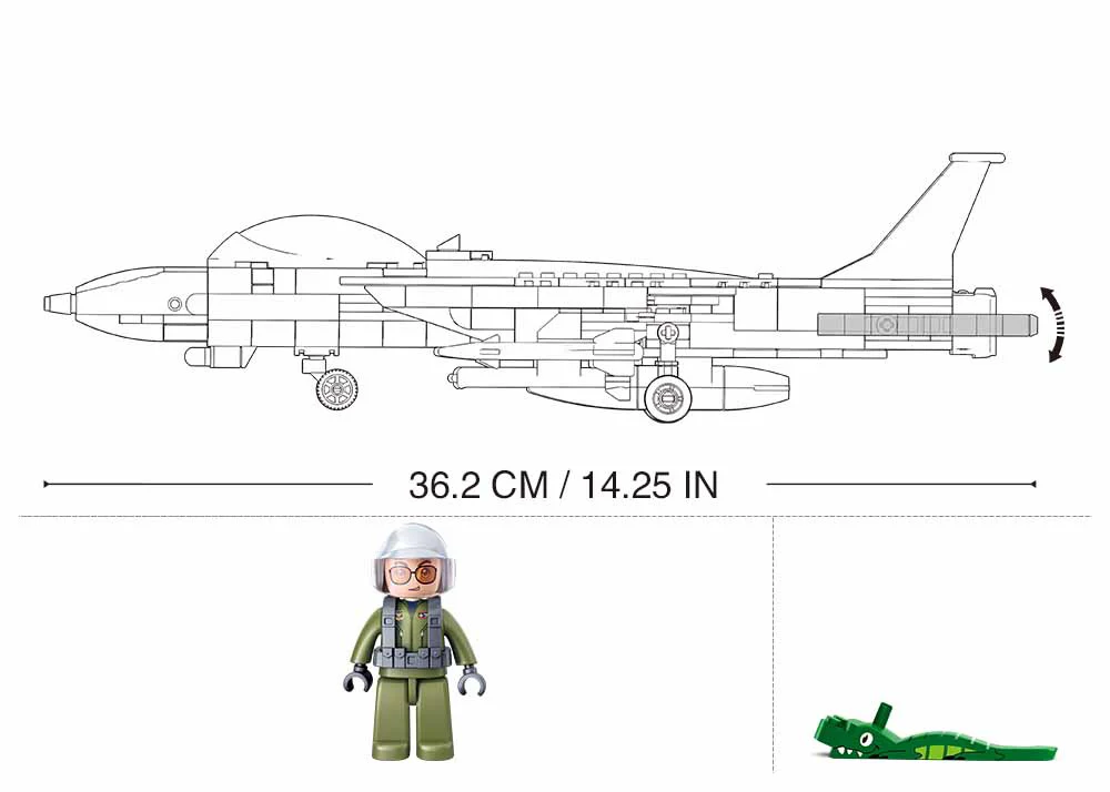 Sluban: Modern Jet F14 Fighter