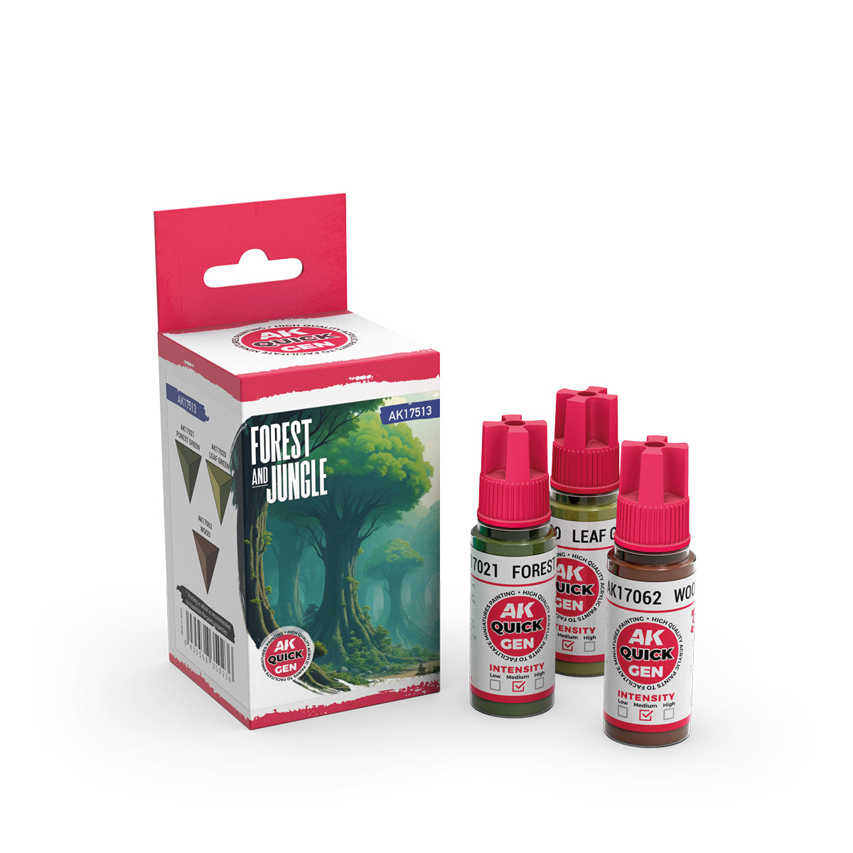AK Interactive: Quick Gen Paints - Forest & Jungle