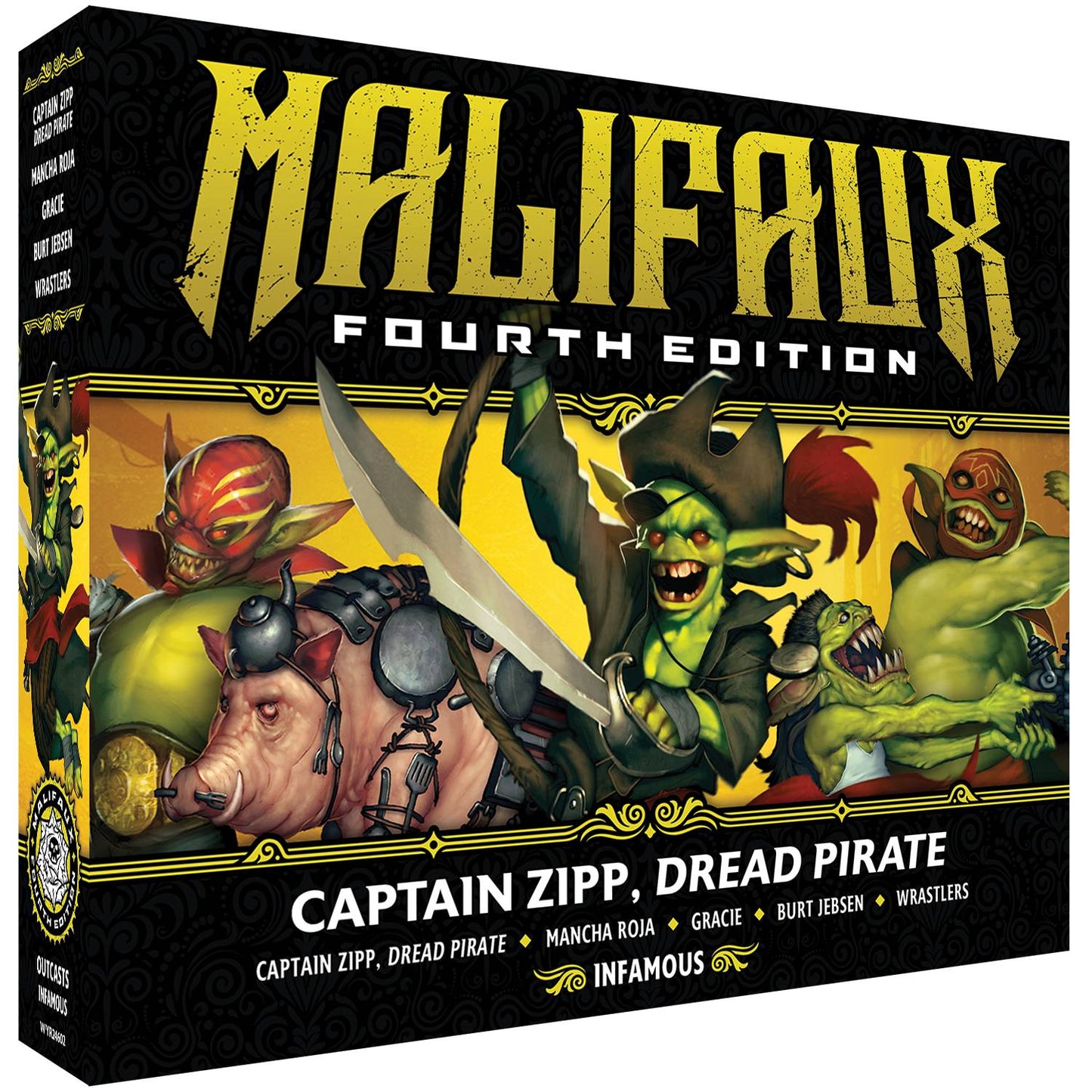 Malifaux: Captain Zipp, Dread Pirate - Warhaus