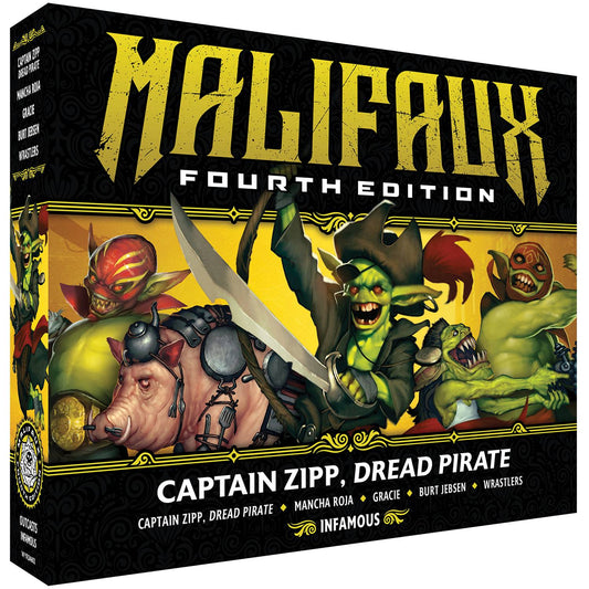 Malifaux: Captain Zipp, Dread Pirate - Warhaus