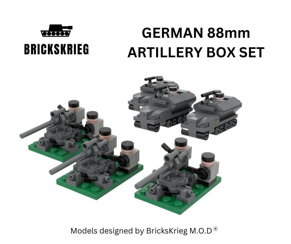 Brickskrieg: German 88mm Artillery Box Set