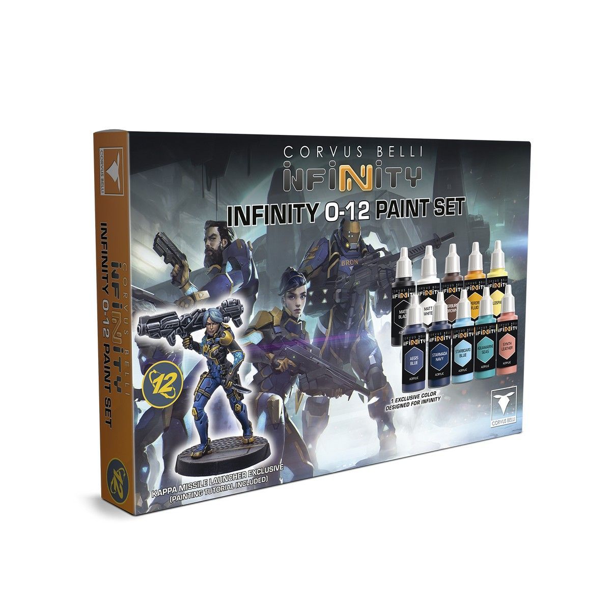 Infinity: O-12 - Paint Set Kappa Missile Launcher Exclusive