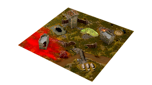 Warcrow: Scenery - Assail Borderlands Scenery Pack