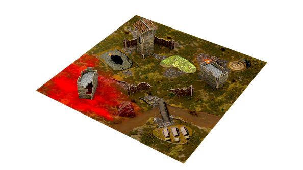 Warcrow: Scenery - Assail Borderlands Scenery Pack