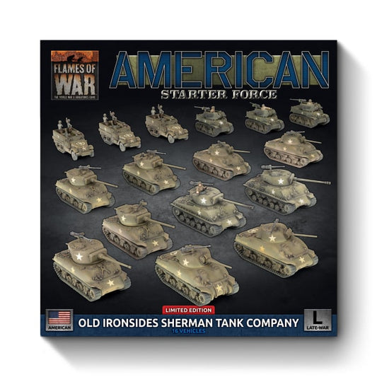 Flames of War: American - Old Ironsides Sherman Tank Company (Limited Edition)