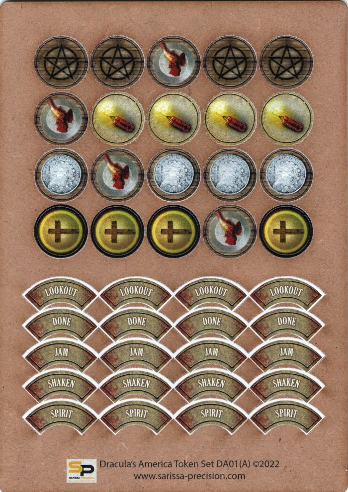 Dracula's America: Full Colour Tokens - Warhaus