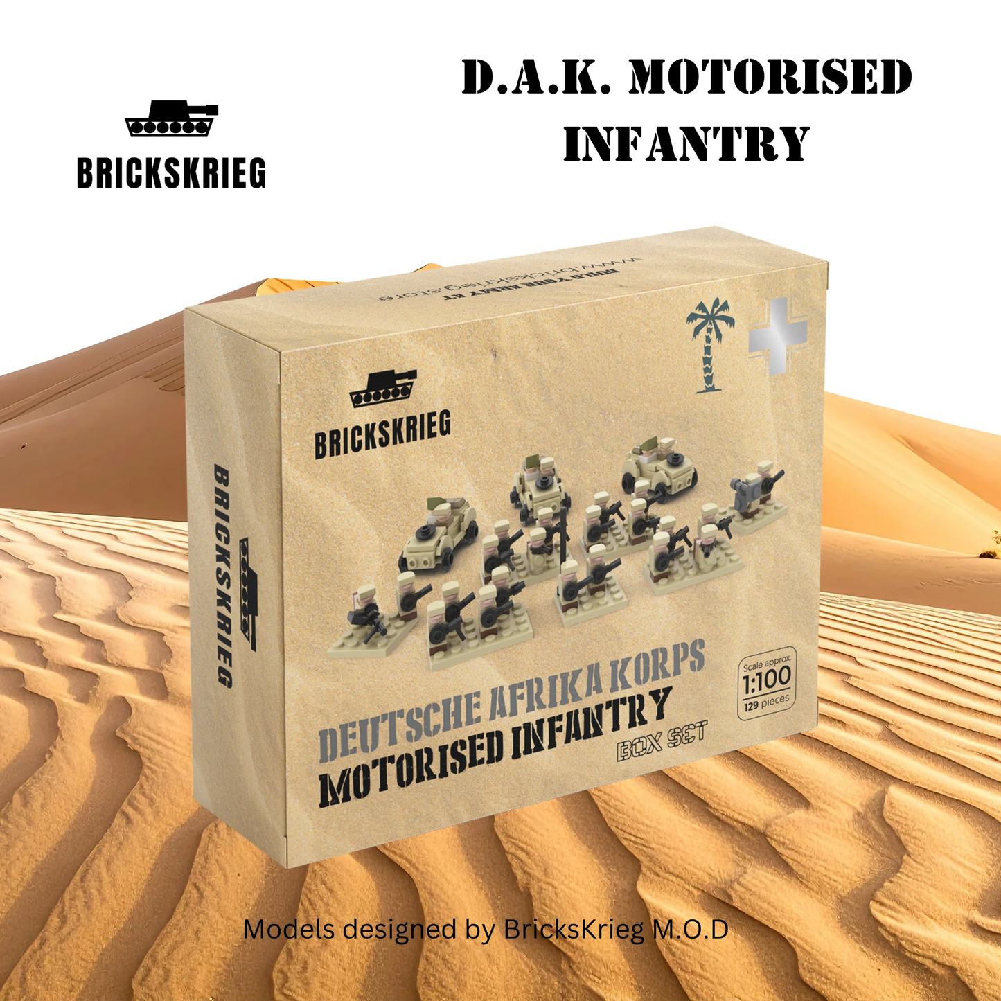 Brickskrieg: German DAK Motorised Infantry