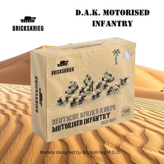 Brickskrieg: German DAK Motorised Infantry