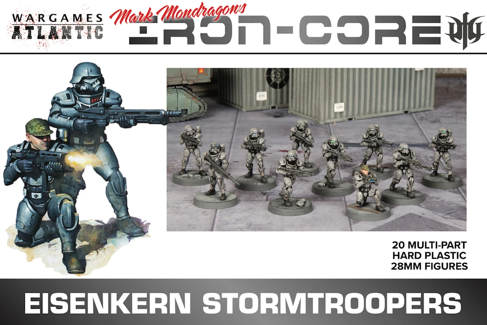 Wargames Atlantic: Iron-Core - Eisenkern Stormtroopers - Warhaus
