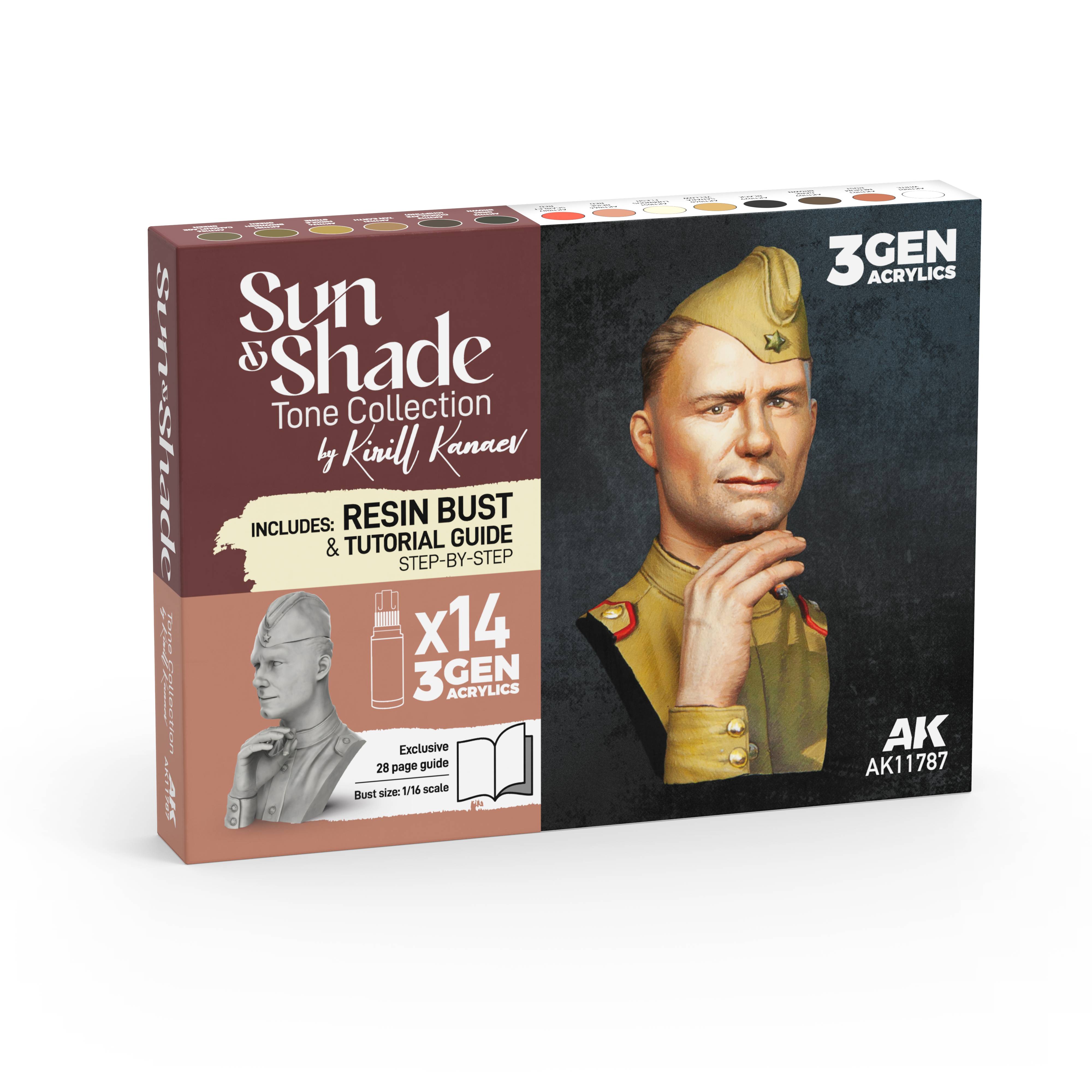 AK-Interactive: 3Gen - Sun & Shade Tone Collection By Kirill Kanaev