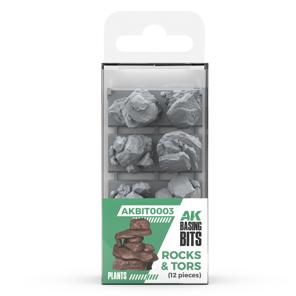 AK: Basing Bits - Rocks & Tors (12 Pieces)