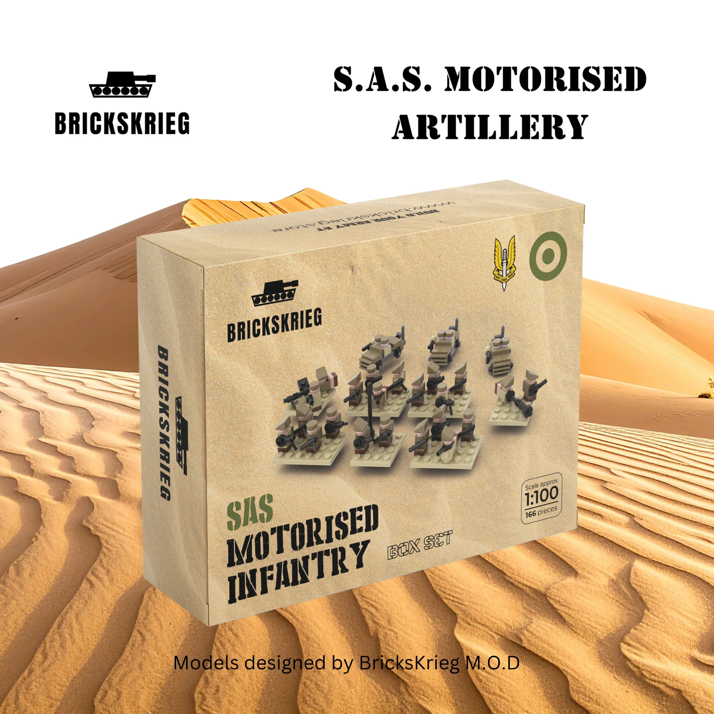 Brickskrieg: British Desert Rats SAS