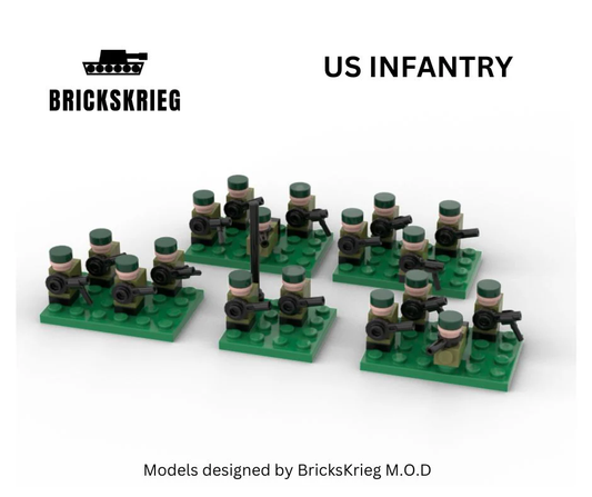 Brickskrieg: US Infantry Unit