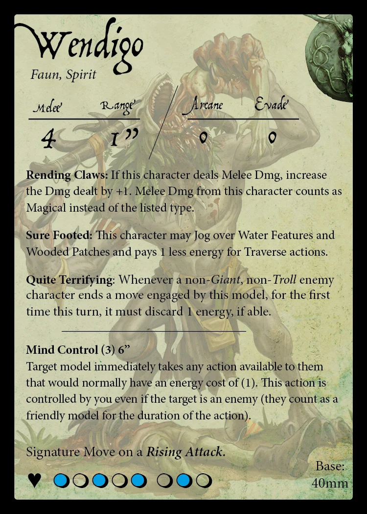 Moonstone: 'Insatiable' Wendigo (Limited Edition)