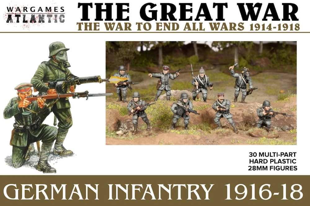 Wargames Atlantic: Great War - German Infantry (1916-1918) - Warhaus