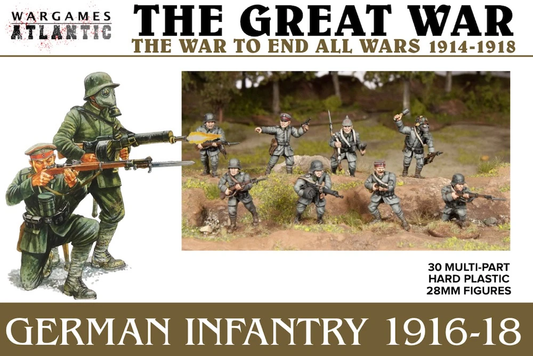 Wargames Atlantic: Great War - German Infantry (1916-1918) - Warhaus