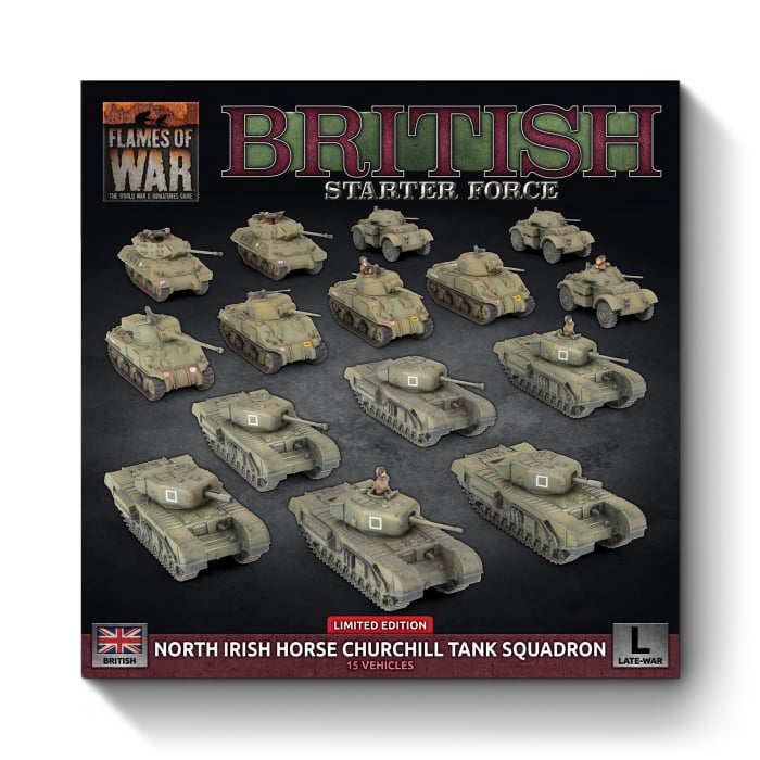 Flames of War: British - North Irish Horse Churchill Tank Squadron (Limited Edition)