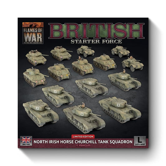 Flames of War: British - North Irish Horse Churchill Tank Squadron (Limited Edition)