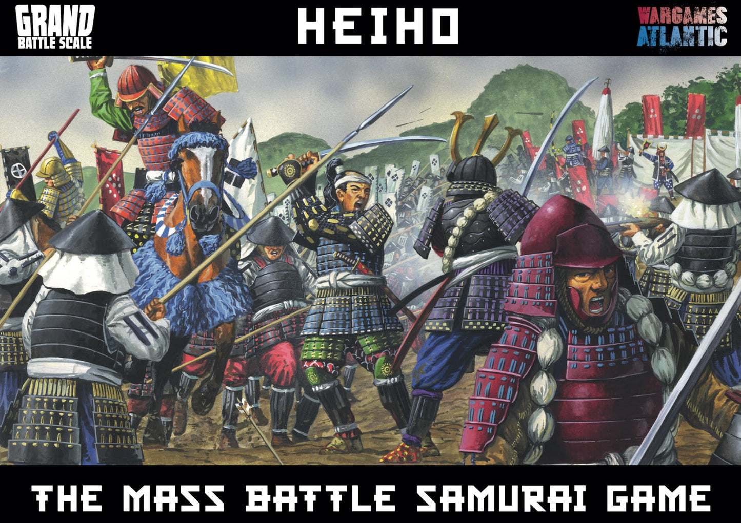 Wargames Atlantic: Heiho -The Mass Battle Samurai Game - Warhaus