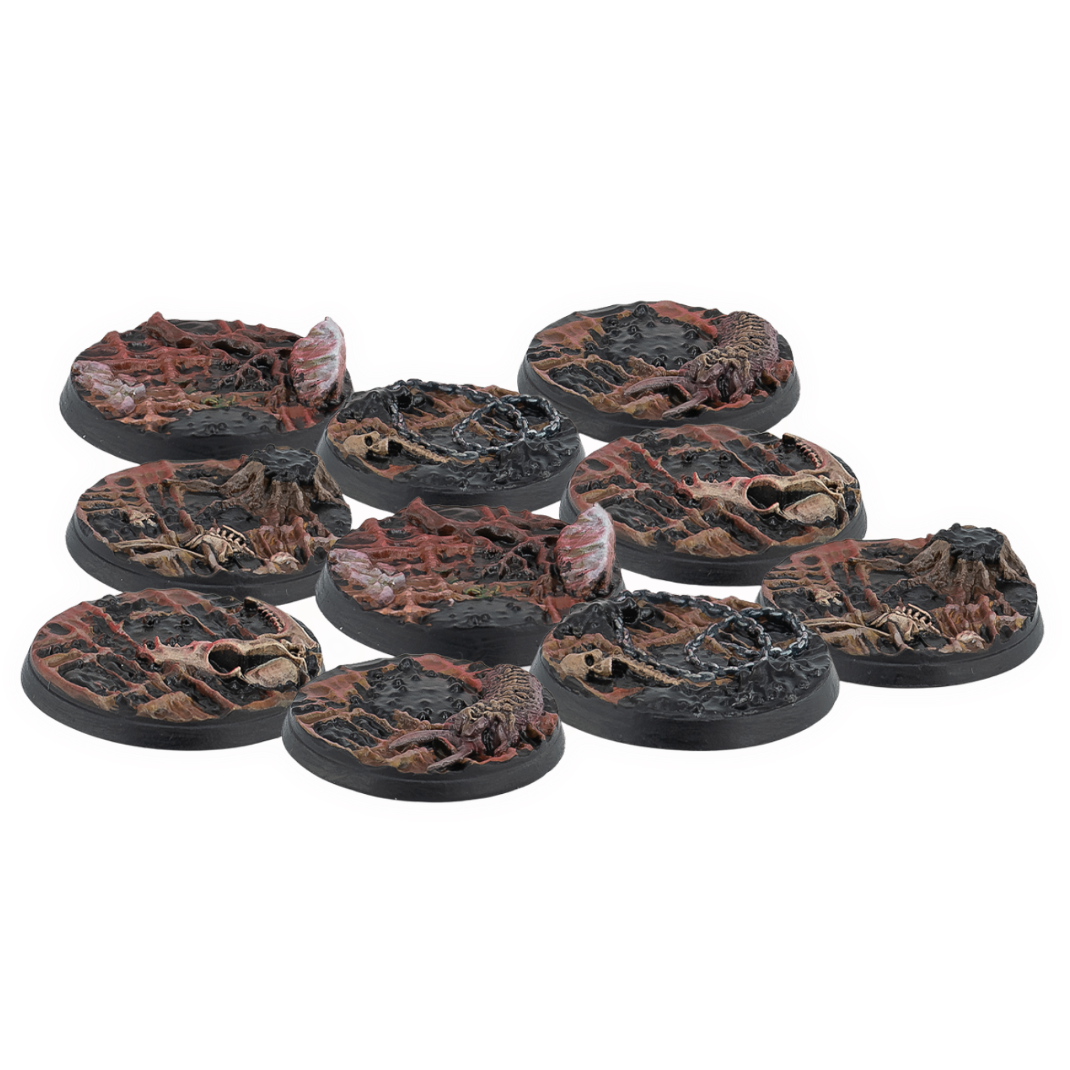 Warcrow: Bases -  30mm Scions of Yaldabaoth Scenery Bases
