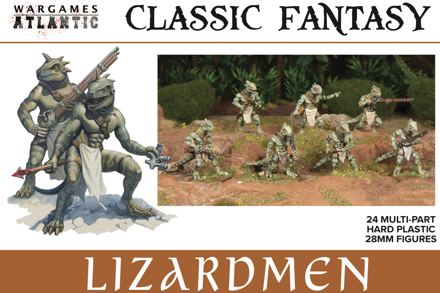 Wargames Atlantic: Classic Fantasy - Lizardmen - Warhaus