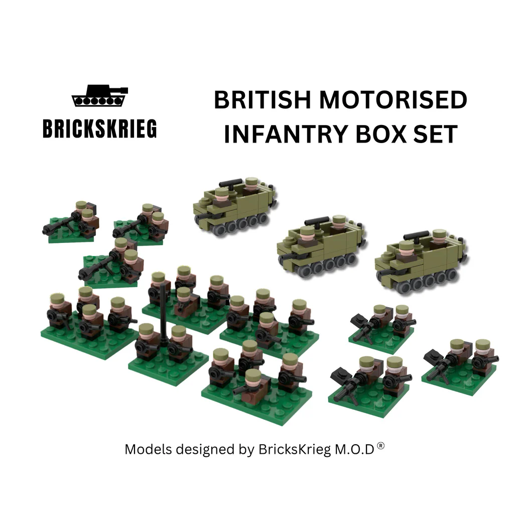 Brickskrieg: British Motorised Infantry Box Set