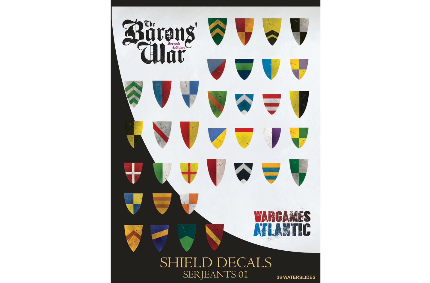 Barons' War: Shield Decals (03) - Serjeants 01