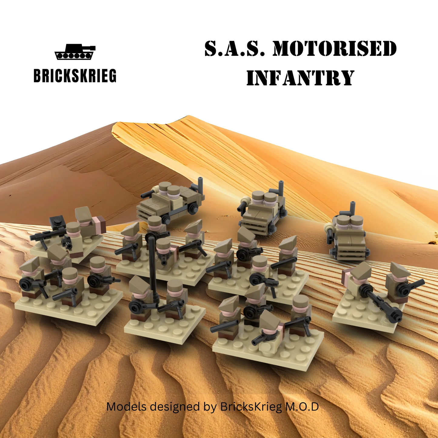 Brickskrieg: British Desert Rats SAS