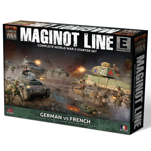 Flames of War: Early War - Maginot Line - German vs French Starter Set (Plastic) - Warhaus