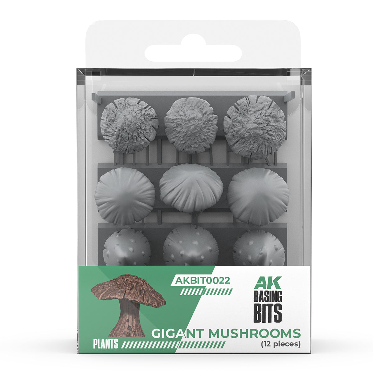 AK: Basing Bits - Giant Musrooms (12 Pieces)