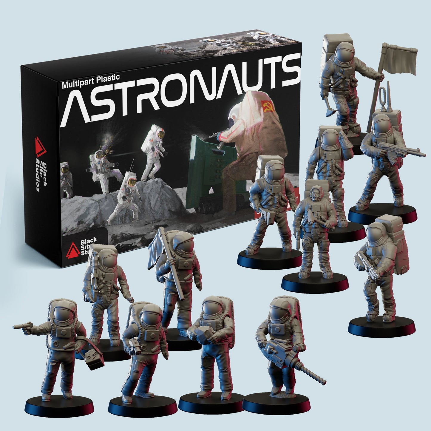 Black Site Studios: Lunar - Multipart Plastic Astronauts