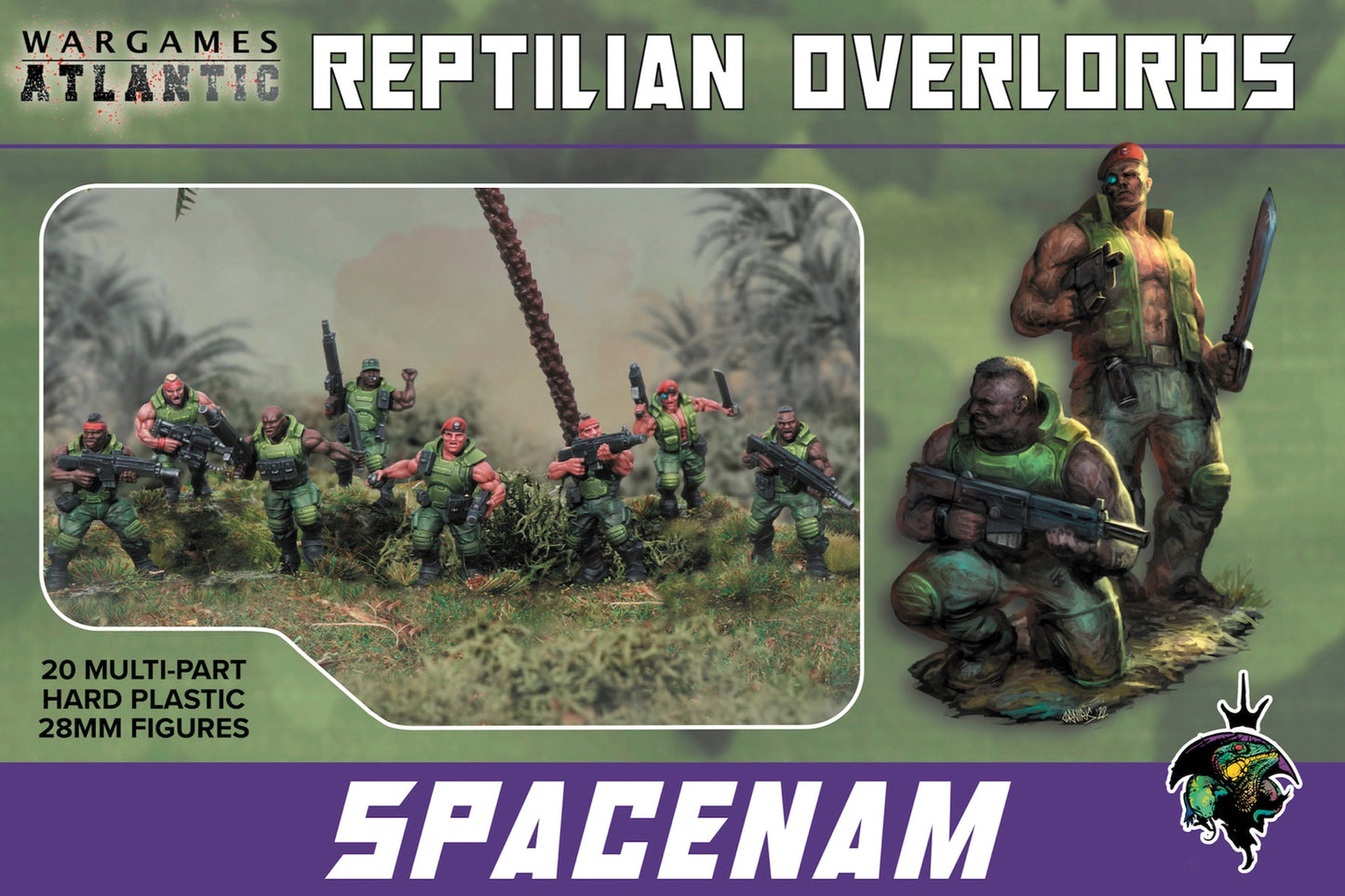 Wargames Atlantic: Reptilian Overlords - SpaceNam - Warhaus