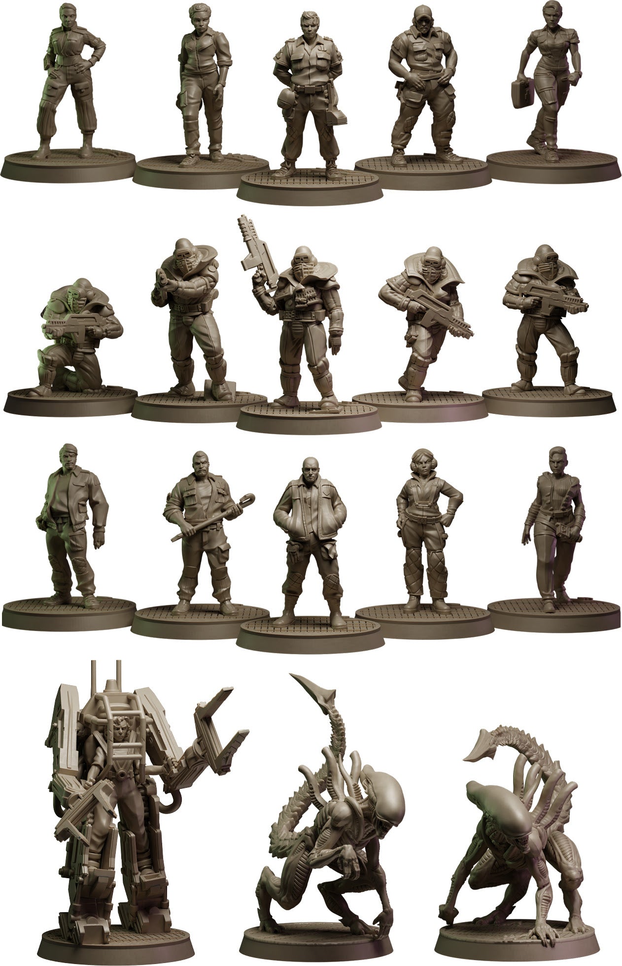 ALIEN RPG: Miniatures Set Rapture Protocol (Boxed Miniatures Set) - Warhaus