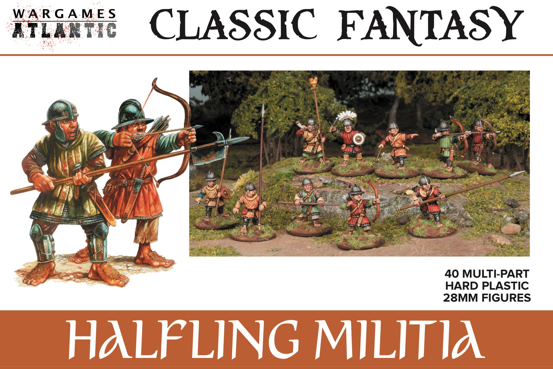 Wargames Atlantic: Classic Fantasy - Halfling Militia - Warhaus