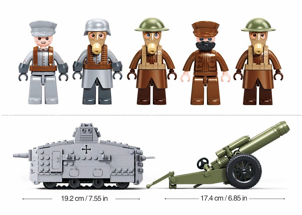 Sluban: B1295 MB Army WW1 A7V Tank Offensive