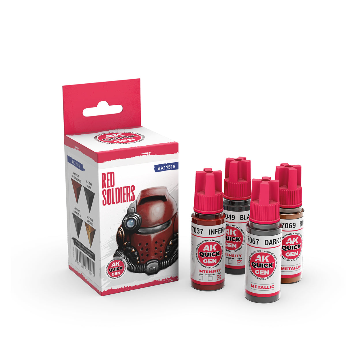 AK Interactive: Quick Gen Paints - Red Soldiers