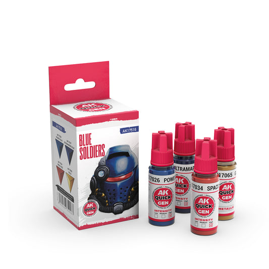AK Interactive: Quick Gen Paints - Blue Soldiers - Warhaus