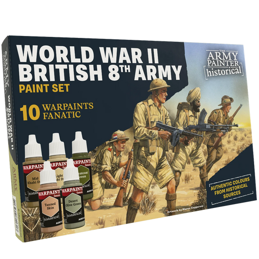 The Army Painter: Warpaints Historical - WWII British 8th Army Paint Set