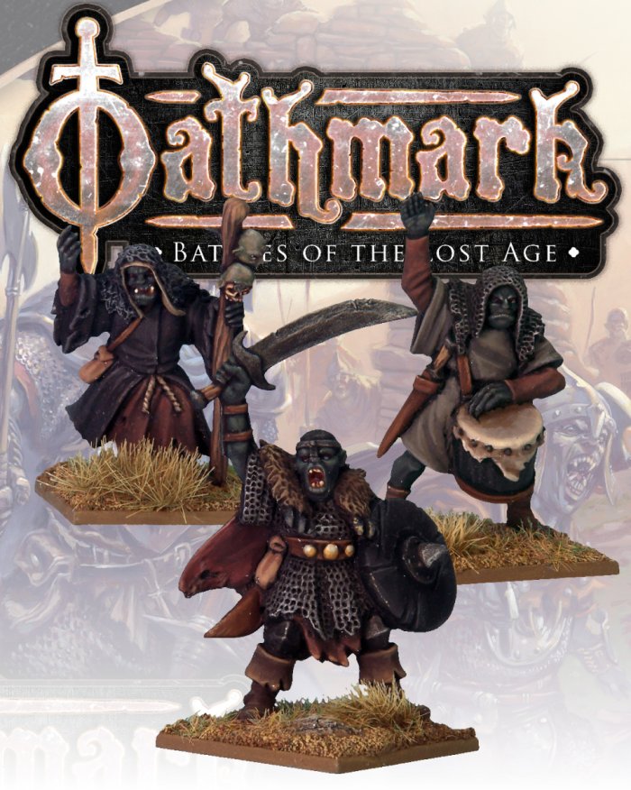 Oathmark: Orc King, Wizard and Drummer