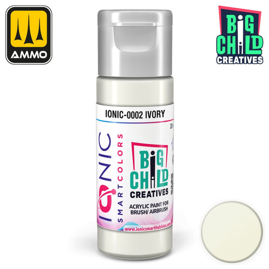 Ionic - Acrylic Paints - Ivory 20ml - Warhaus