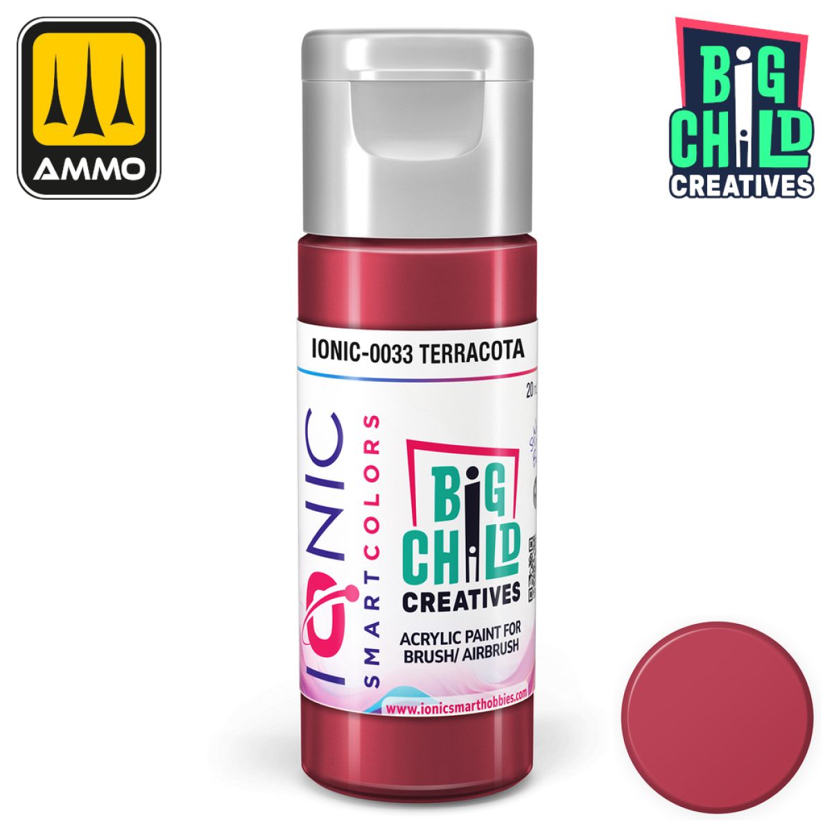 Ionic - Acrylic Paints - Terracota 20ml