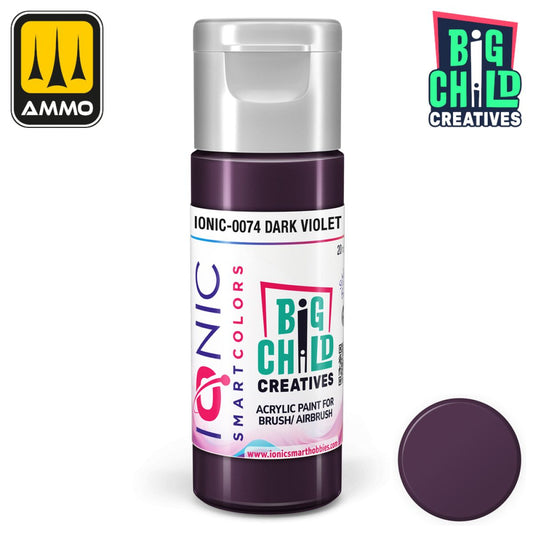 Ionic - Acrylic Paints - Dark Violet 20ml