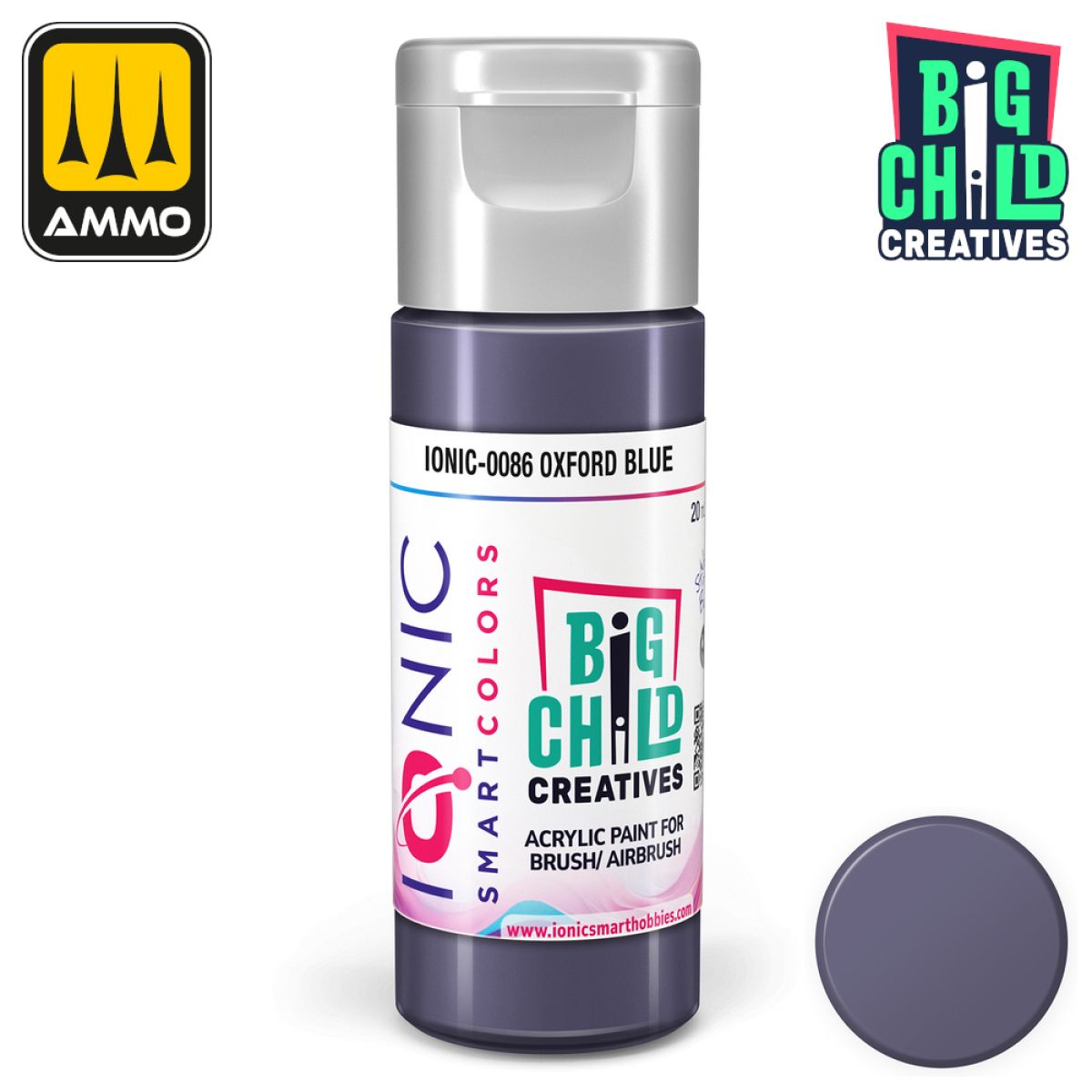 Ionic - Acrylic Paints - Oxford Blue 20ml