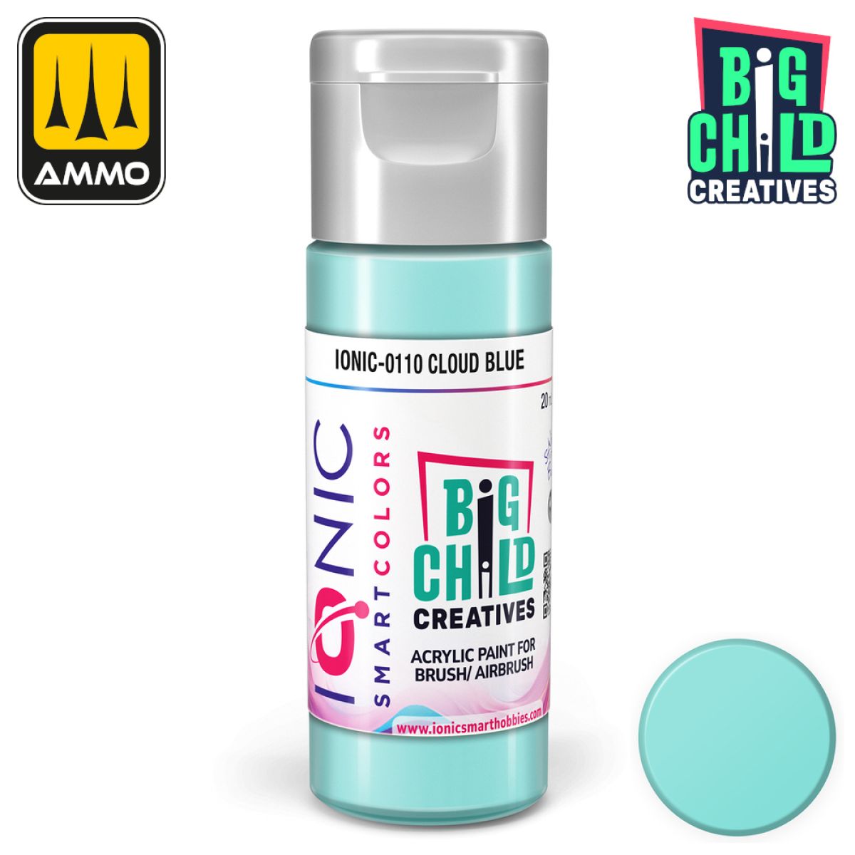 Ionic - Acrylic Paints - Cloud Blue 20ml