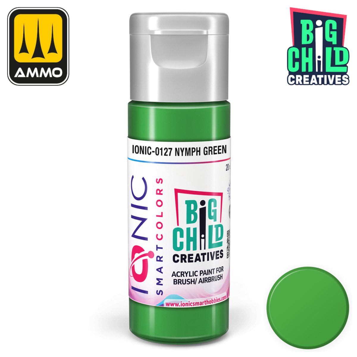 Ionic - Acrylic Paints - Nymph Green 20ml