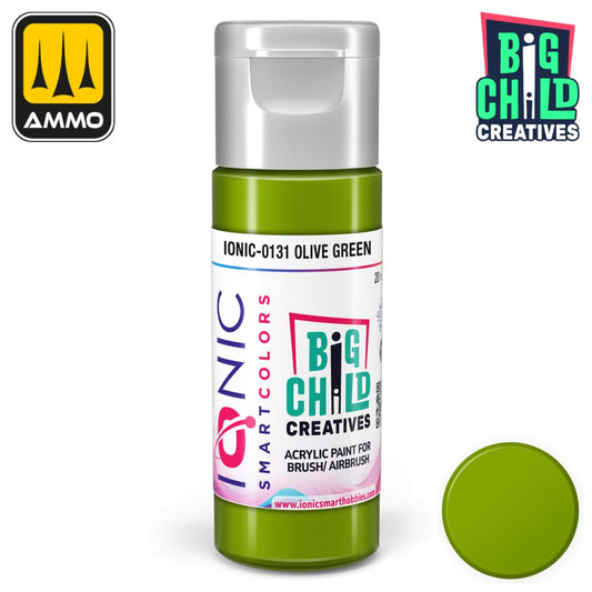Ionic - Acrylic Paints - Olive Green 20ml