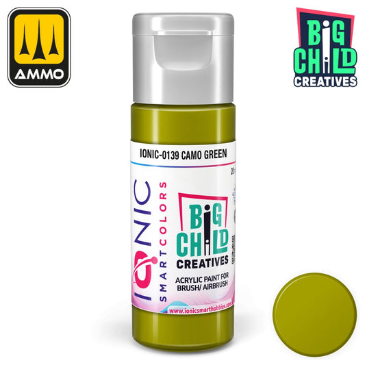 Ionic - Acrylic Paints - Camo Green 20ml