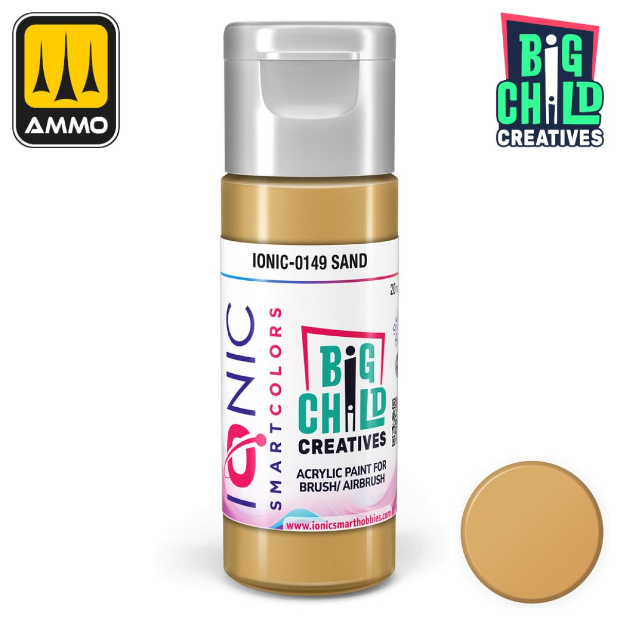 Ionic - Acrylic Paints - Sand 20ml